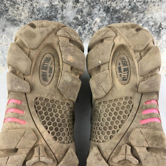 Irish Setter Women's Size 8M Hunt Vaprtrek 8" Real Tree Camo Pink WP 2862 Boots - Picture 13 of 16